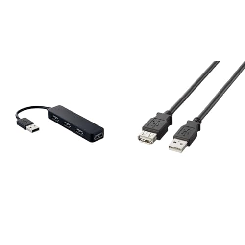 Amazon.co.jp: 【セット買い】エレコム USB2.0 ハブ 4ポート バス